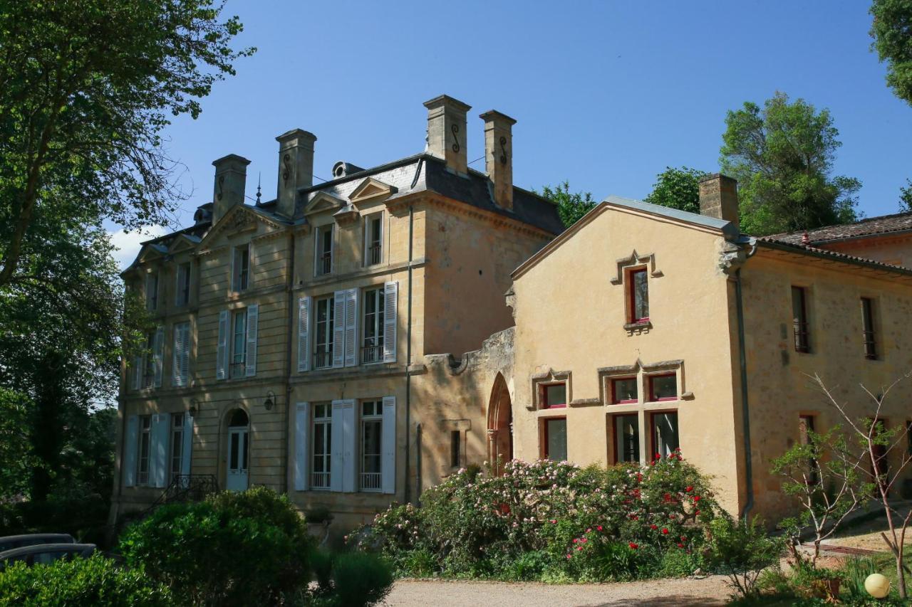 L'Abbaye Du Chateau Du Vallier Langoiran Kültér fotó